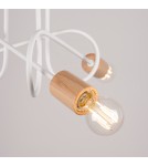 Loft ceiling lamps - industrial - Sollux Chandelier EMBER 3 white SL.1474 - product 7