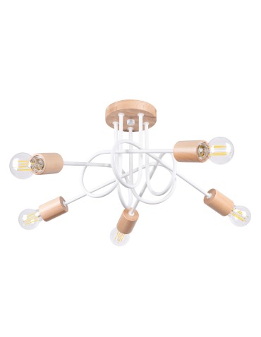 Sollux Chandelier EMBER 5 white SL.1475