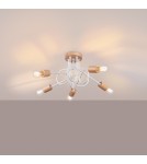 Loft ceiling lamps - industrial - Sollux Chandelier EMBER 5 white SL.1475 - product 3