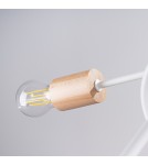 Loft ceiling lamps - industrial - Sollux Chandelier EMBER 5 white SL.1475 - product 7