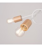 Loft ceiling lamps - industrial - Sollux Chandelier EMBER 5 white SL.1475 - product 9