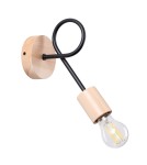 Loft wall lamps - industrial - Sollux Wall lamp EMBER black SL.1476 - product 1