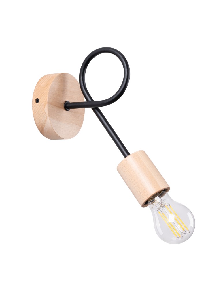 Loft wall lamps - industrial - Sollux Wall lamp EMBER black SL.1476 - product kolory-swiatla.pl 1