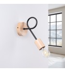 Loft wall lamps - industrial - Sollux Wall lamp EMBER black SL.1476 - product 2