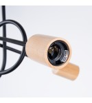 Loft ceiling lamps - industrial - Sollux Chandelier EMBER 3 black SL.1477 - product 5