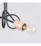 Loft ceiling lamps - industrial - Sollux Chandelier EMBER 3 black SL.1477 - product 7