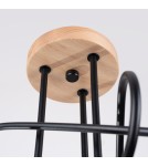 Loft ceiling lamps - industrial - Sollux Chandelier EMBER 3 black SL.1477 - product 8