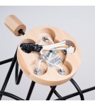 Loft ceiling lamps - industrial - Sollux Chandelier EMBER 5 black SL.1478 - product 4