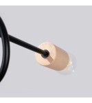 Loft ceiling lamps - industrial - Sollux Chandelier EMBER 5 black SL.1478 - product 6