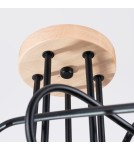 Loft ceiling lamps - industrial - Sollux Chandelier EMBER 5 black SL.1478 - product 9