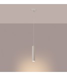 Pendant tube lamps - Sollux LAGOS 1 beige pendant lamp SL.1479 - product 3