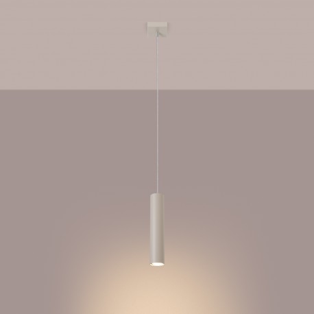 Sollux Lampa wisząca LAGOS 1 beżowa SL.1479