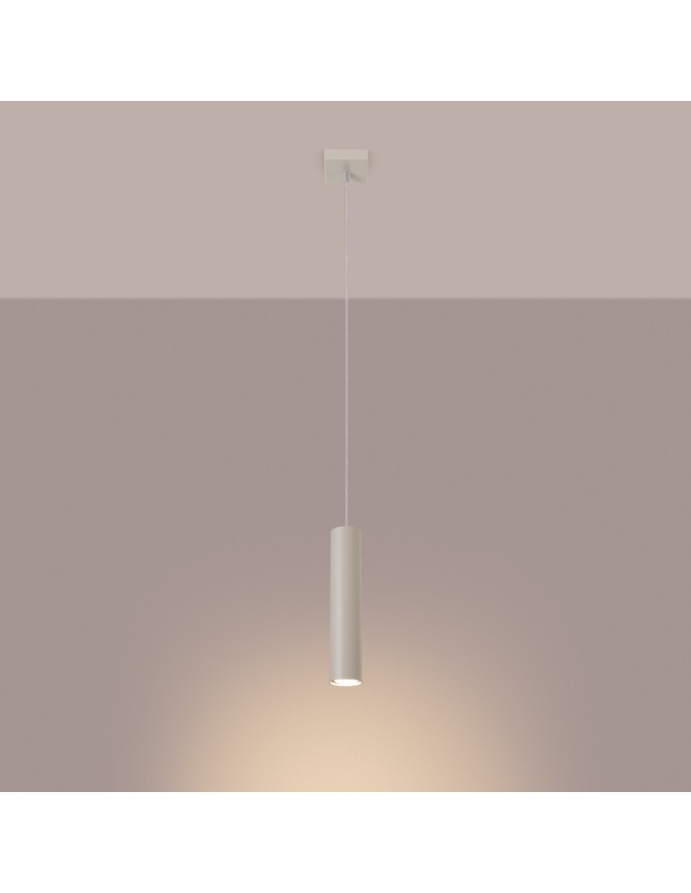 Pendant tube lamps - Sollux LAGOS 1 beige pendant lamp SL.1479 - product kolory-swiatla.pl 3