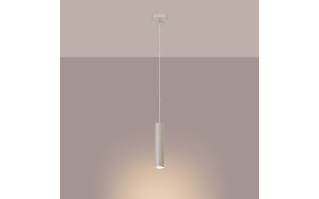 Sollux Lampa wisząca LAGOS 1 beżowa SL.1479