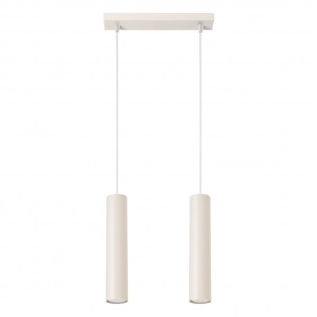 Sollux Lampa wisząca LAGOS 2 beżowa SL.1480