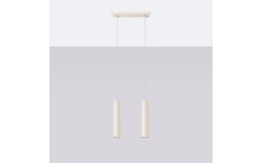 Sollux Lampa wisząca LAGOS 2 beżowa SL.1480