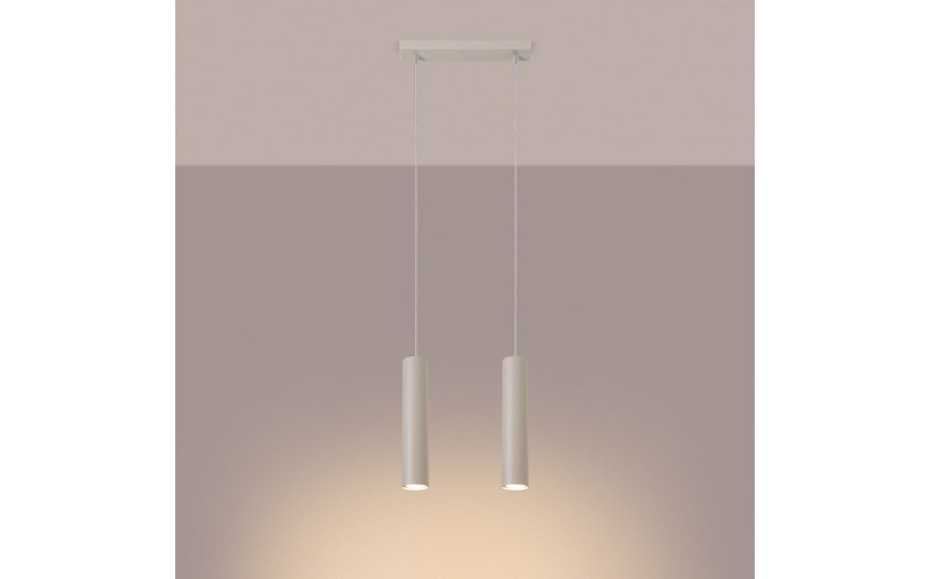 Sollux Lampa wisząca LAGOS 2 beżowa SL.1480