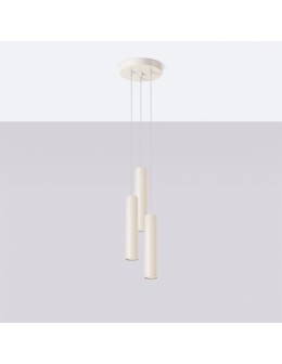Sollux Lampa wisząca LAGOS 3P beżowa SL.1482 - produkt 2