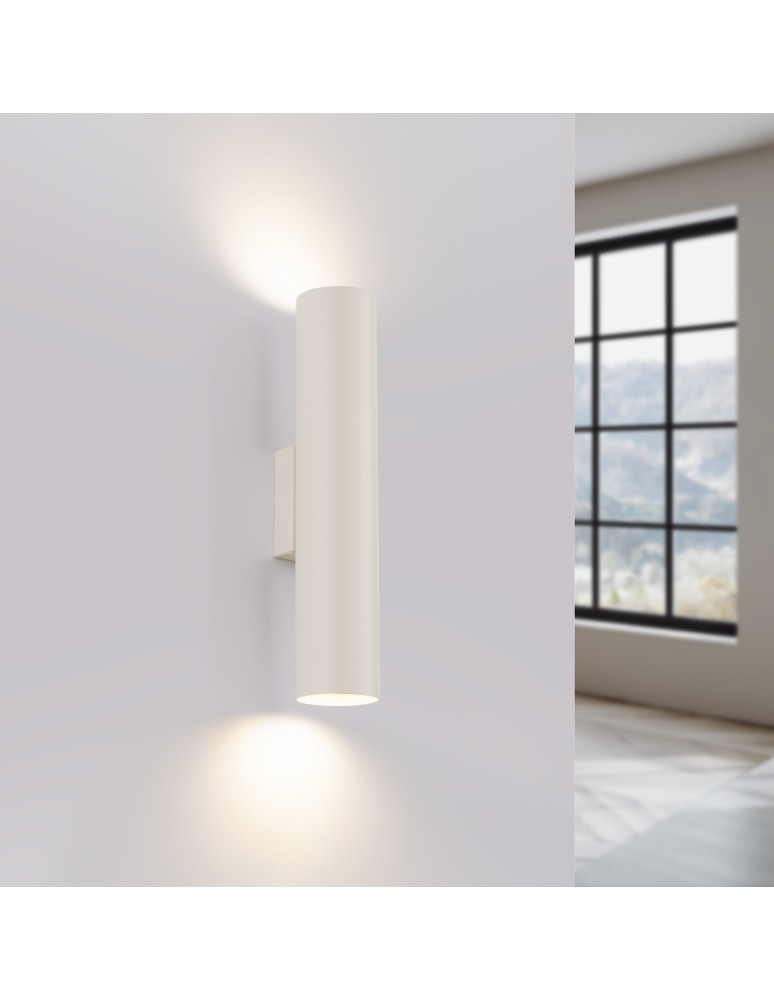 Tube wall lamps - Sollux Wall lamp LAGOS 2 beige SL.1483 - product kolory-swiatla.pl 3