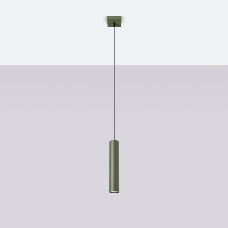 Sollux Lampa wisząca LAGOS 1 zielona oliwka SL.1484
