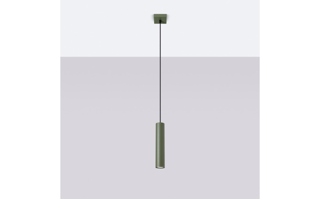 Sollux Lampa wisząca LAGOS 1 zielona oliwka SL.1484