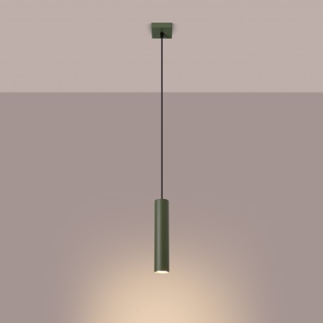 Sollux Lampa wisząca LAGOS 1 zielona oliwka SL.1484