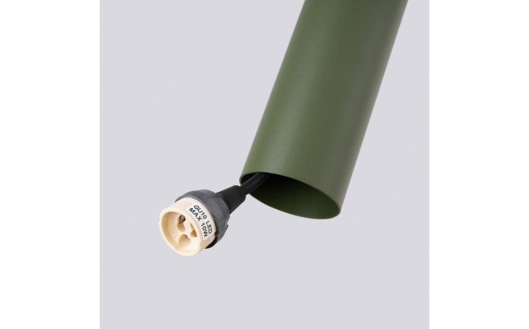 Sollux Lampa wisząca LAGOS 1 zielona oliwka SL.1484