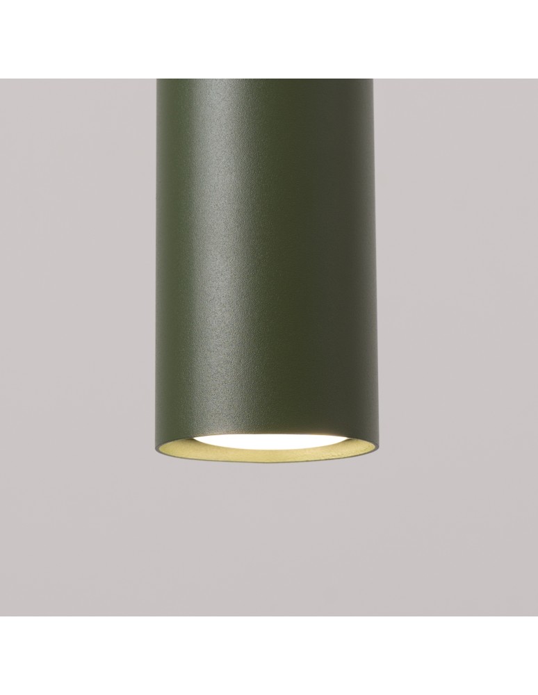 Pendant tube lamps - Sollux LAGOS 1 hanging lamp green olive SL.1484 - product kolory-swiatla.pl 7