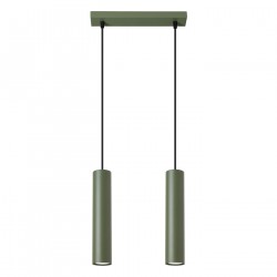 Sollux Lampa wisząca LAGOS 2 zielona oliwka SL.1485