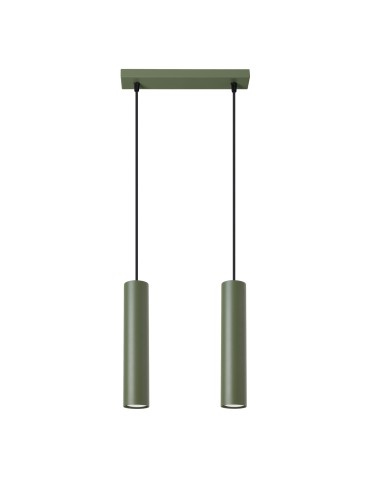 Sollux LAGOS 2 hanging lamp green olive SL.1485