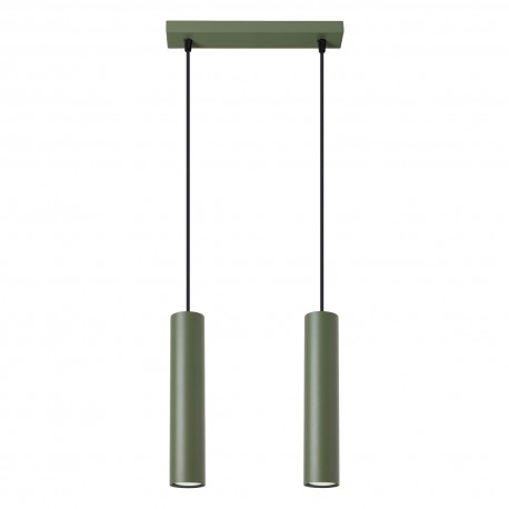 Sollux Lampa wisząca LAGOS 2 zielona oliwka SL.1485