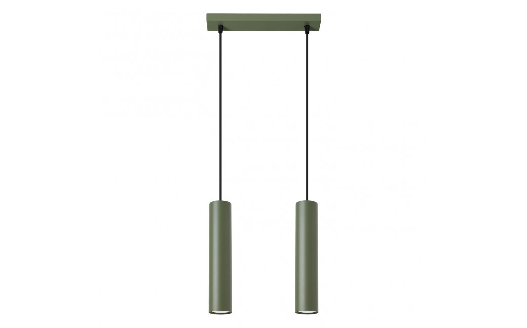 Sollux Lampa wisząca LAGOS 2 zielona oliwka SL.1485
