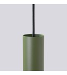 Pendant tube lamps - Sollux LAGOS 2 hanging lamp green olive SL.1485 - product 6
