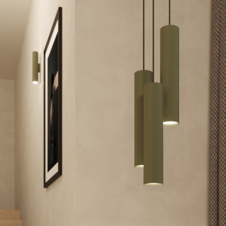 Sollux Lampa wisząca LAGOS 2 zielona oliwka SL.1485
