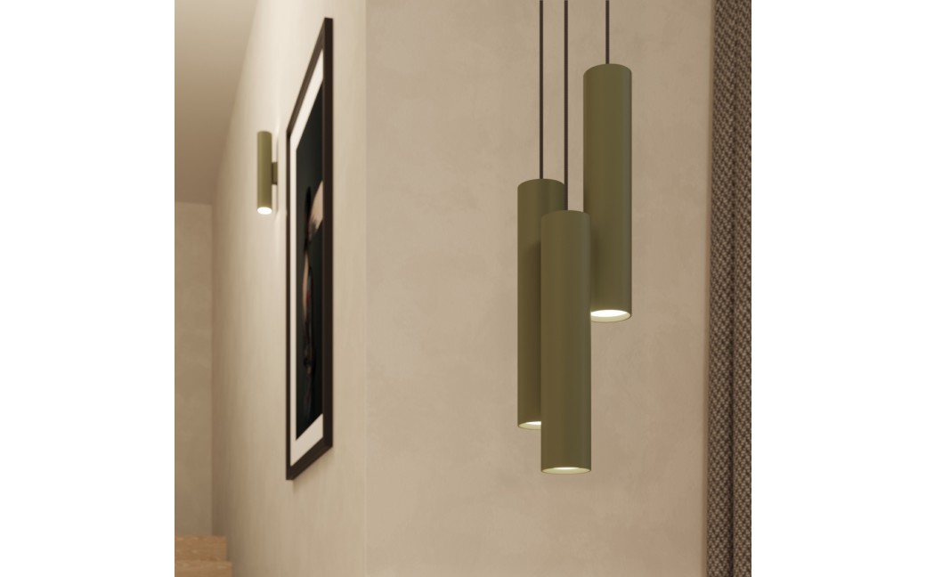 Sollux Lampa wisząca LAGOS 2 zielona oliwka SL.1485