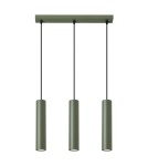 Pendant tube lamps - Sollux LAGOS 3L hanging lamp green olive SL.1486 - product 1