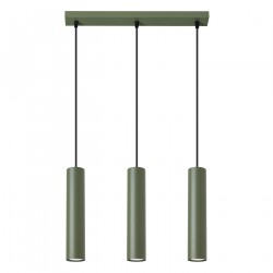 Sollux Lampa wisząca LAGOS 3L zielona oliwka SL.1486
