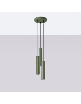 Sollux LAGOS 3P pendant lamp green olive SL.1487 - product 2