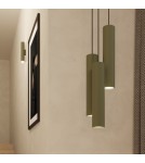 Pendant tube lamps - Sollux LAGOS 3P pendant lamp green olive SL.1487 - product 11