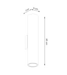 Tube wall lamps - Sollux Wall lamp LAGOS 2 olive green SL.1488 - product 7