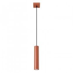 Sollux Lampa wisząca LAGOS 1 ochra czerwona SL.1489