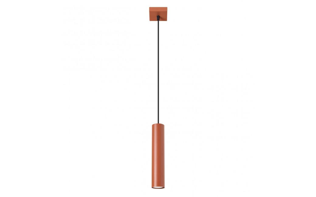 Sollux Lampa wisząca LAGOS 1 ochra czerwona SL.1489