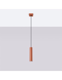 Sollux Lampa wisząca LAGOS 1 ochra czerwona SL.1489 - produkt 2