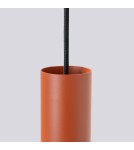 Pendant tube lamps - Sollux LAGOS 1 ochre red pendant lamp SL.1489 - product 5