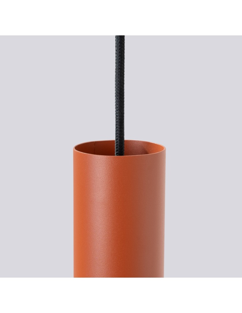 Pendant tube lamps - Sollux LAGOS 1 ochre red pendant lamp SL.1489 - product kolory-swiatla.pl 5