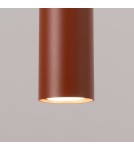 Pendant tube lamps - Sollux LAGOS 1 ochre red pendant lamp SL.1489 - product 7