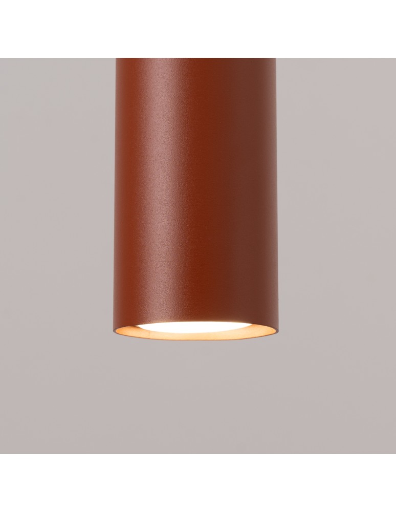 Pendant tube lamps - Sollux LAGOS 1 ochre red pendant lamp SL.1489 - product kolory-swiatla.pl 7