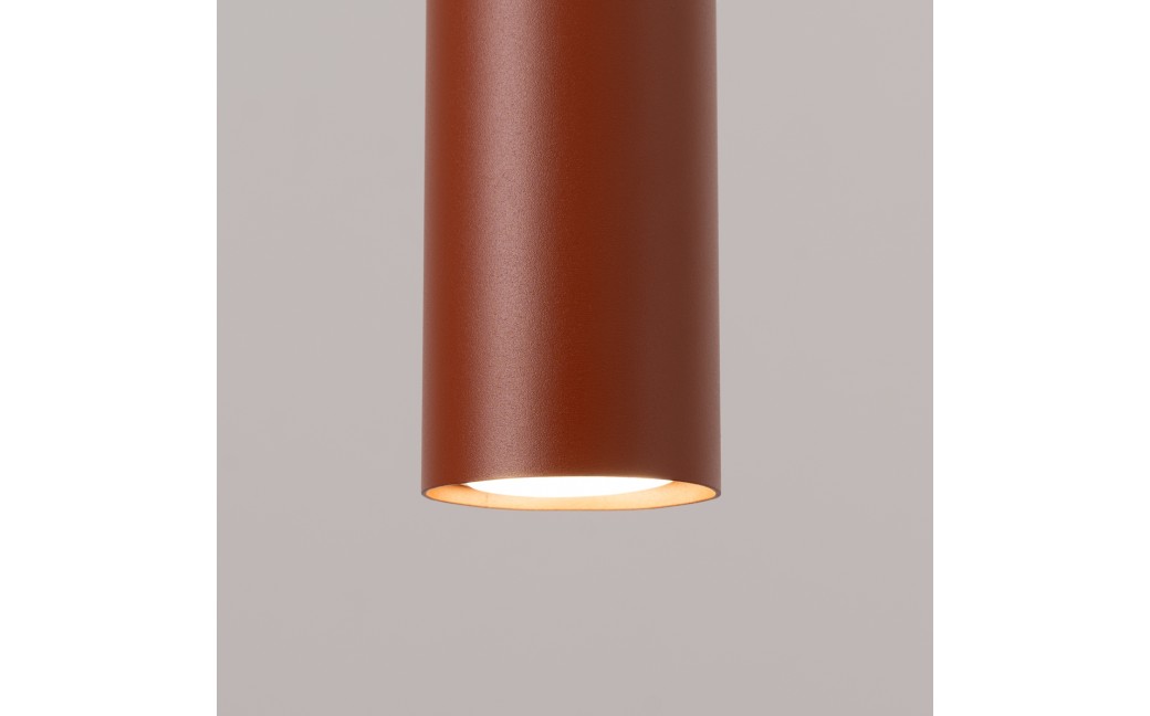 Sollux Lampa wisząca LAGOS 1 ochra czerwona SL.1489