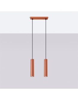 Sollux LAGOS 2 ochre red pendant lamp SL.1490 - product 2