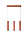 Sollux LAGOS 3L ochre red pendant lamp SL.1491